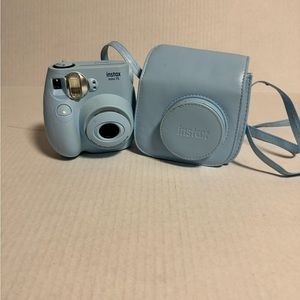 Instax Mini 7S Fujifilm Instant Camera Blue With Case